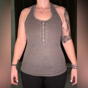 Aerie size XL waffle knit tank top